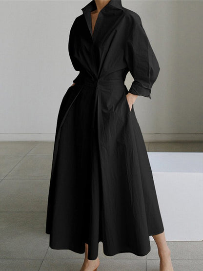 Mathilda | Elegant Shirt Dress with Buttons 3