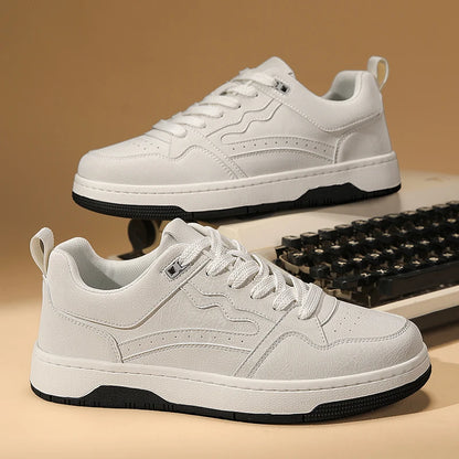 Men Board Shoes New Autumn Fashion Comfortable Sneakers Youth Soft Sole Lightweight Lace Up Casual Sports Shoes for Men 1