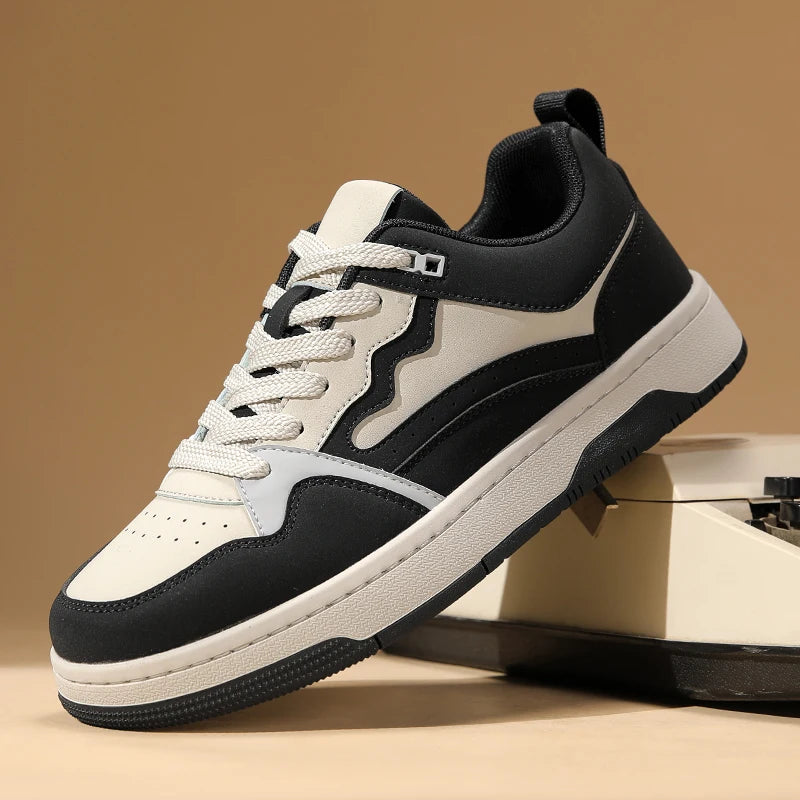 Men Board Shoes New Autumn Fashion Comfortable Sneakers Youth Soft Sole Lightweight Lace Up Casual Sports Shoes for Men 3