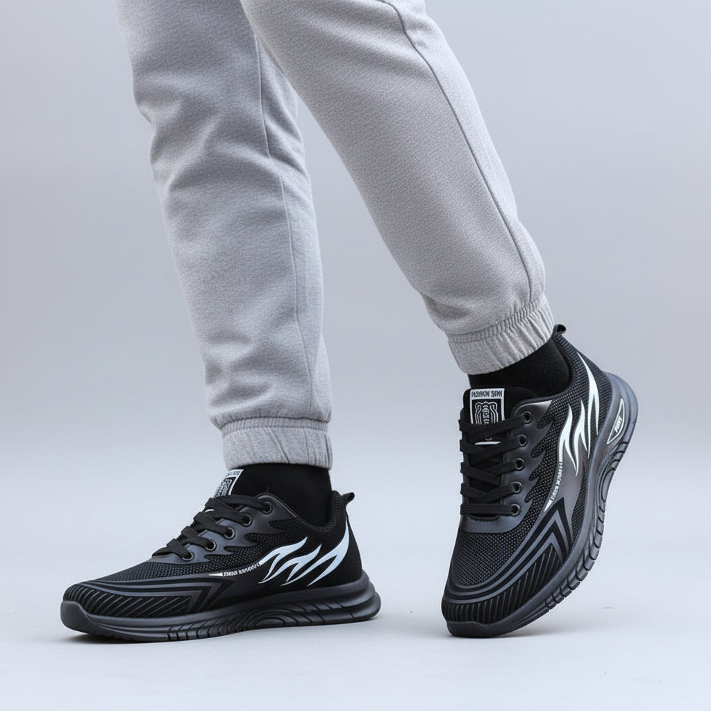 Men's Active Lifestyle Sneakers – Breathable Antislip Trainers for Comfort 0