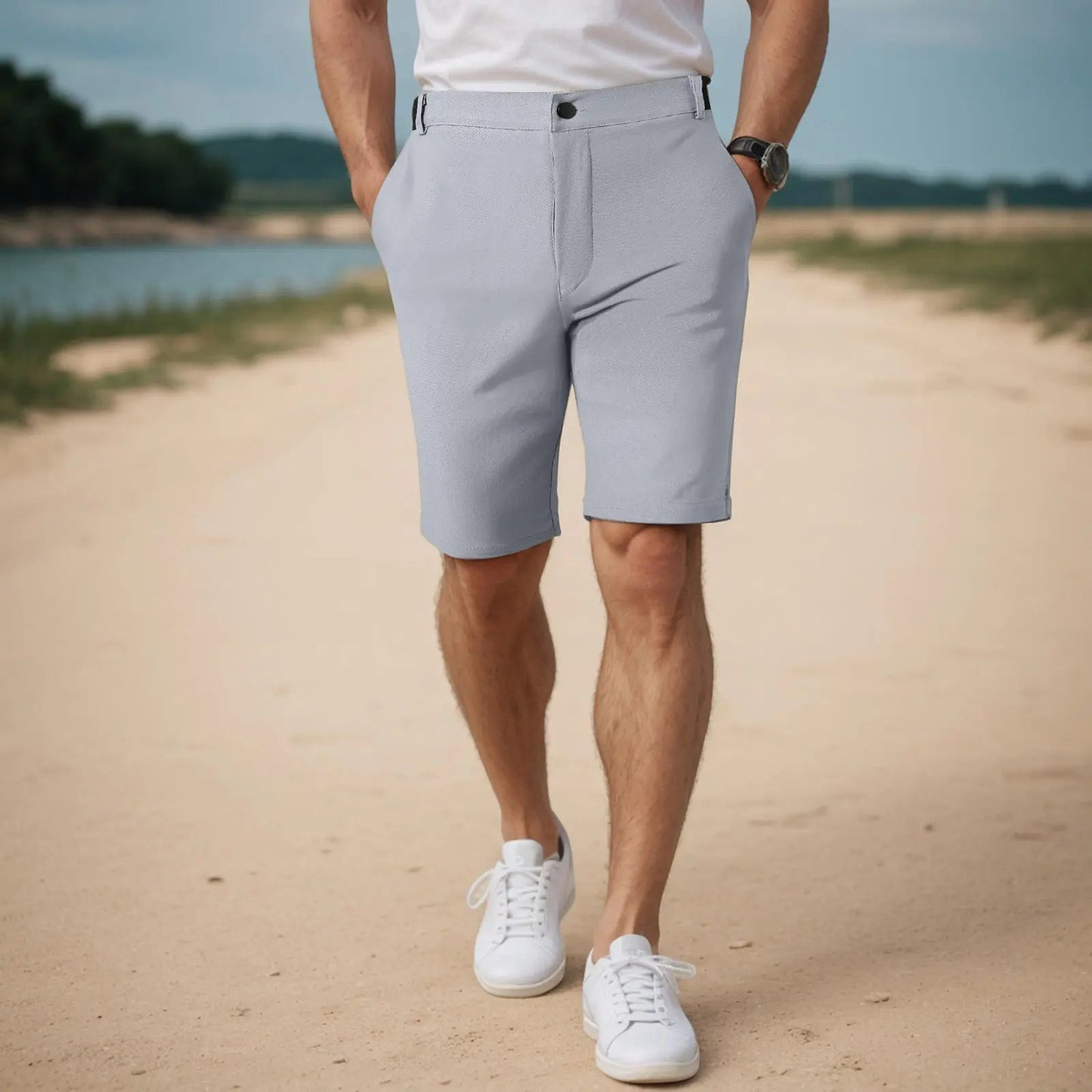 Men's Casual Shorts – Breathable Quick-Dry Fabric for Outdoor Activities 1