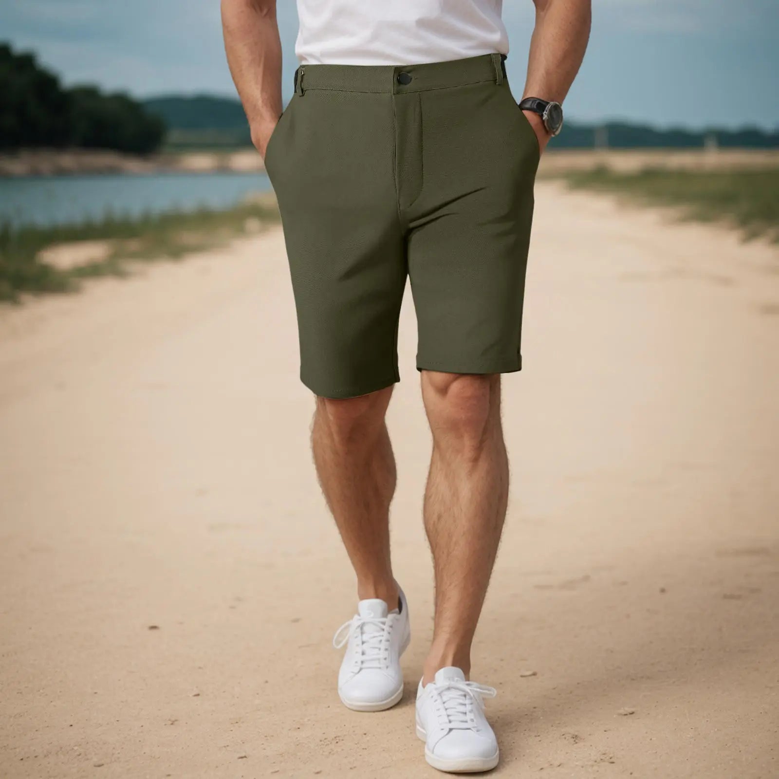 Men's Casual Shorts – Breathable Quick-Dry Fabric for Outdoor Activities 3