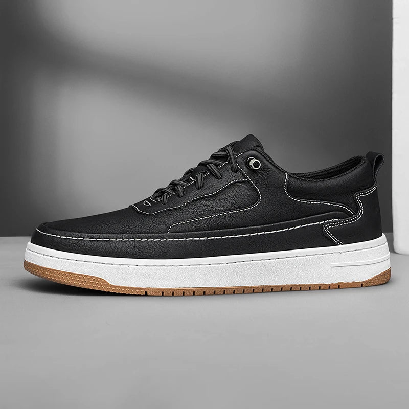 Men's Casual Sneakers – Breathable Leather Everyday Comfort 4