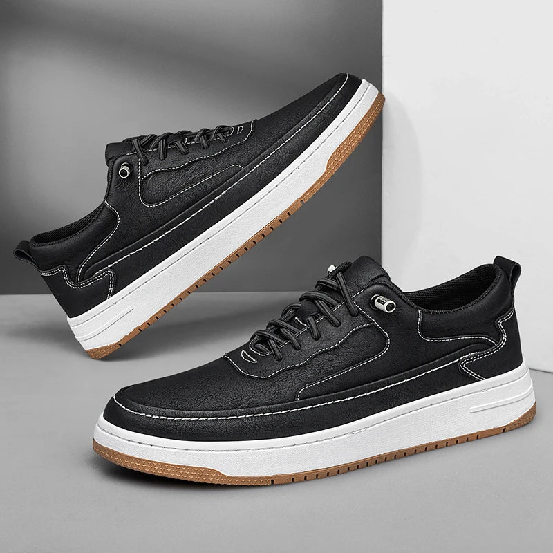Men's Casual Sneakers – Breathable Leather Everyday Comfort 6