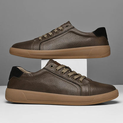 Men's Casual Trainers – Genuine Leather Comfort for Outdoor Activities 2