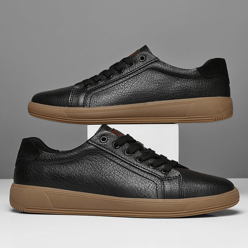Men's Casual Trainers – Genuine Leather Comfort for Outdoor Activities 4