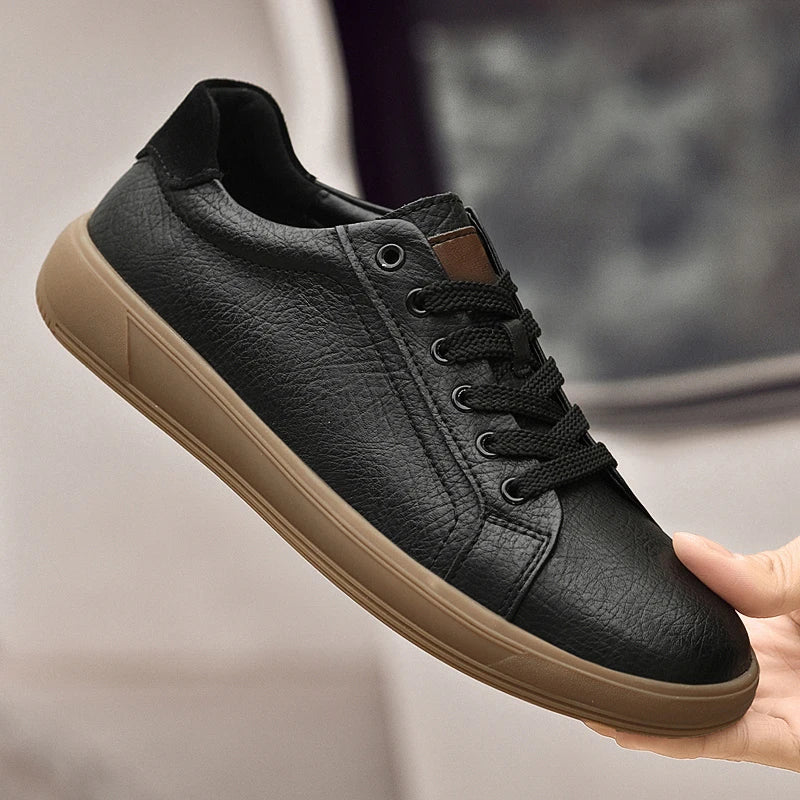 Men's Casual Trainers – Genuine Leather Comfort for Outdoor Activities 6
