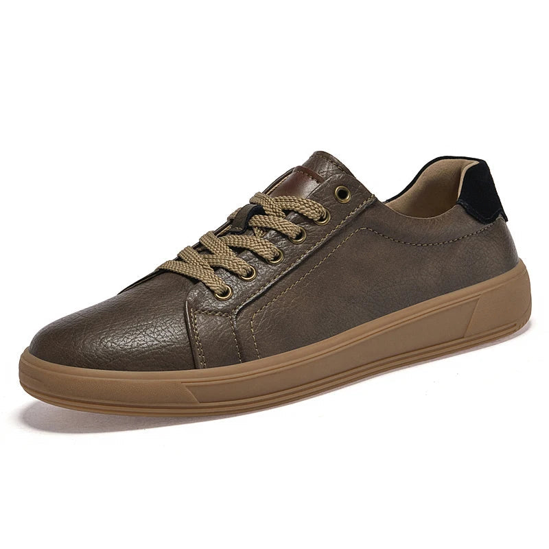 Men's Casual Trainers – Genuine Leather Comfort for Outdoor Activities 7