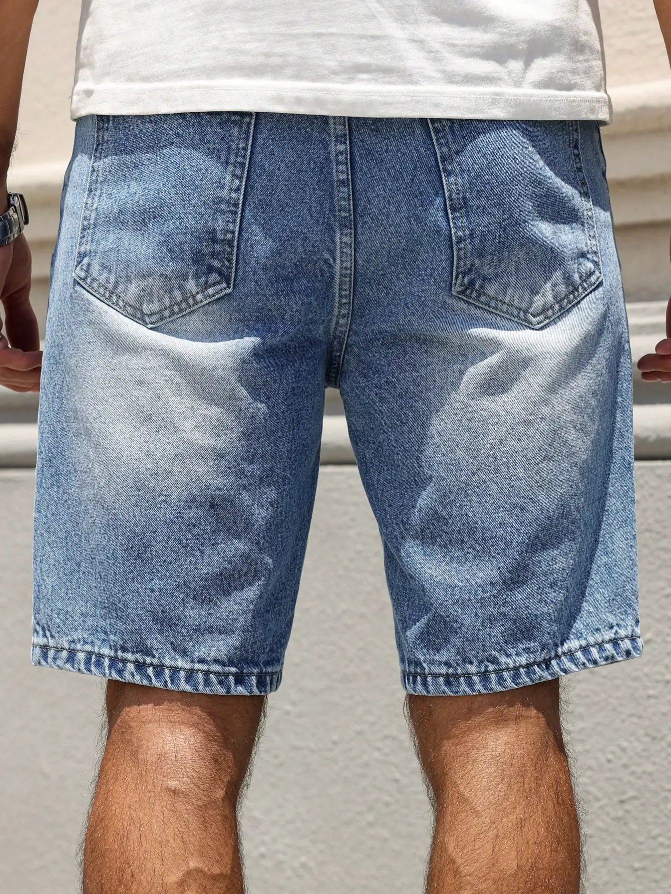 Men's Denim Shorts – Relaxed Fit with Vintage Appeal 4
