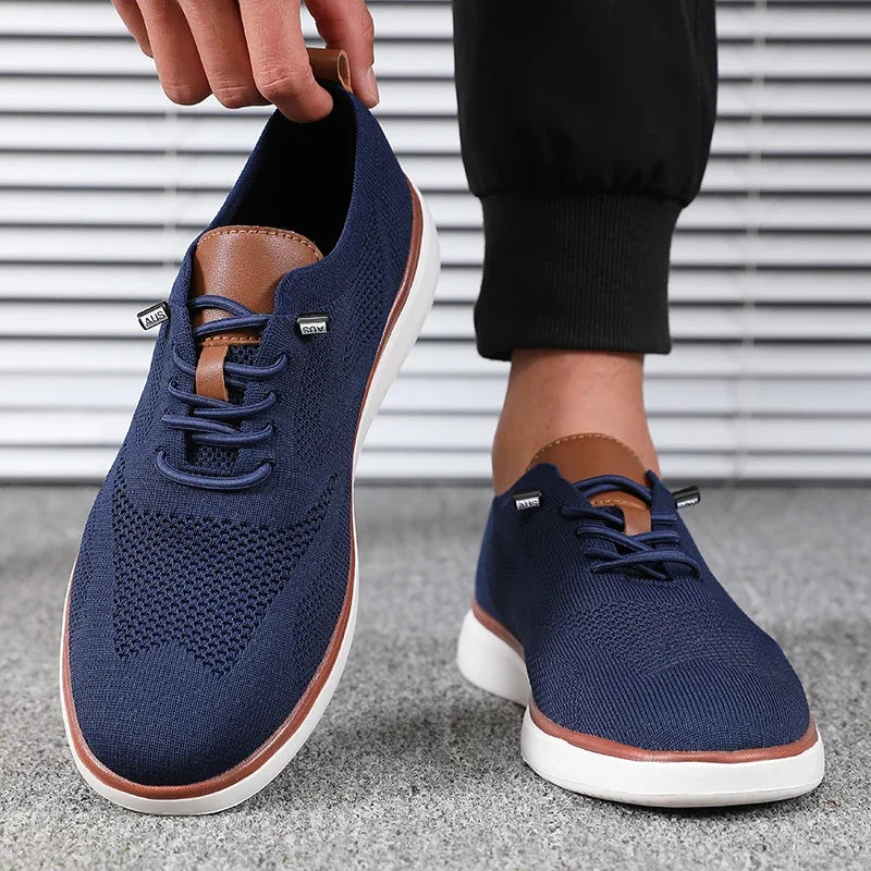Men's Knitted Walking Shoes – Breathable Comfort for Outdoor Activities 1