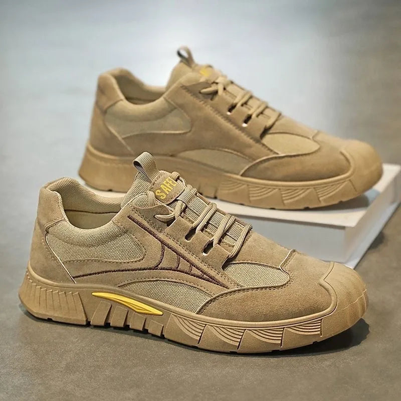 Men's Lightweight Safety Trainers – Breathable Anti-Slip Footwear for Outdoor Work 1