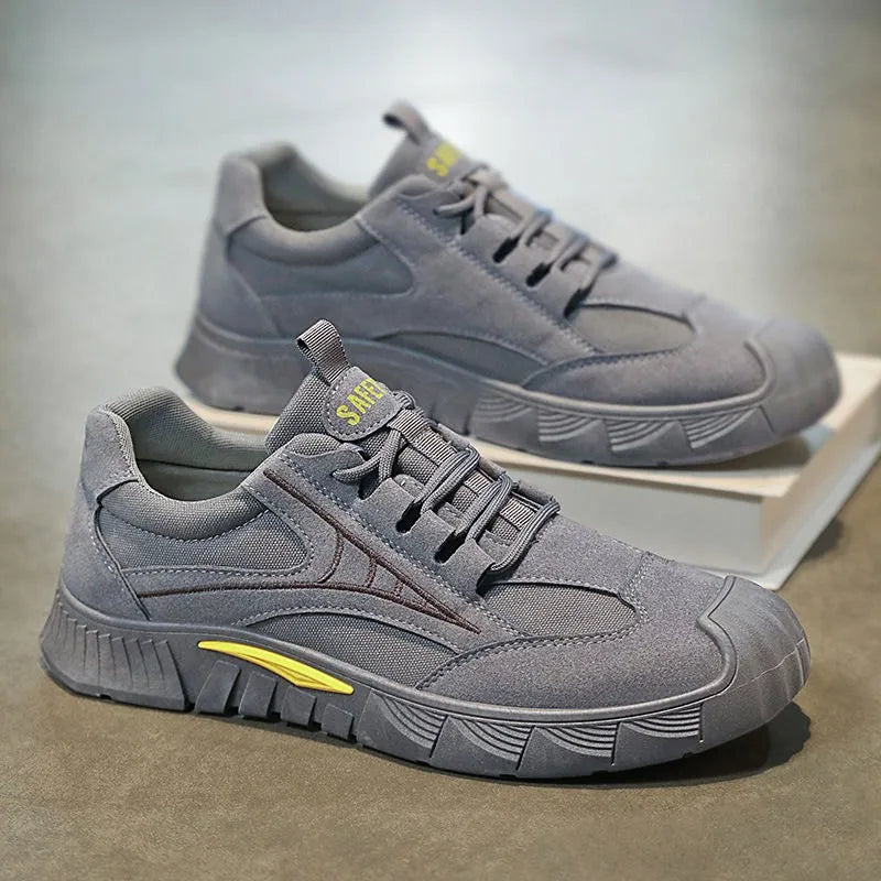 Men's Lightweight Safety Trainers – Breathable Anti-Slip Footwear for Outdoor Work 4