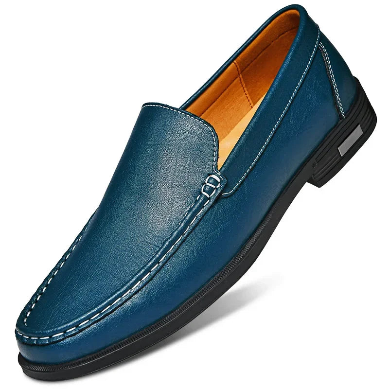 Men's Luxe Brown Loafers – Sleek Slip-On Style for Formal Occasions 0