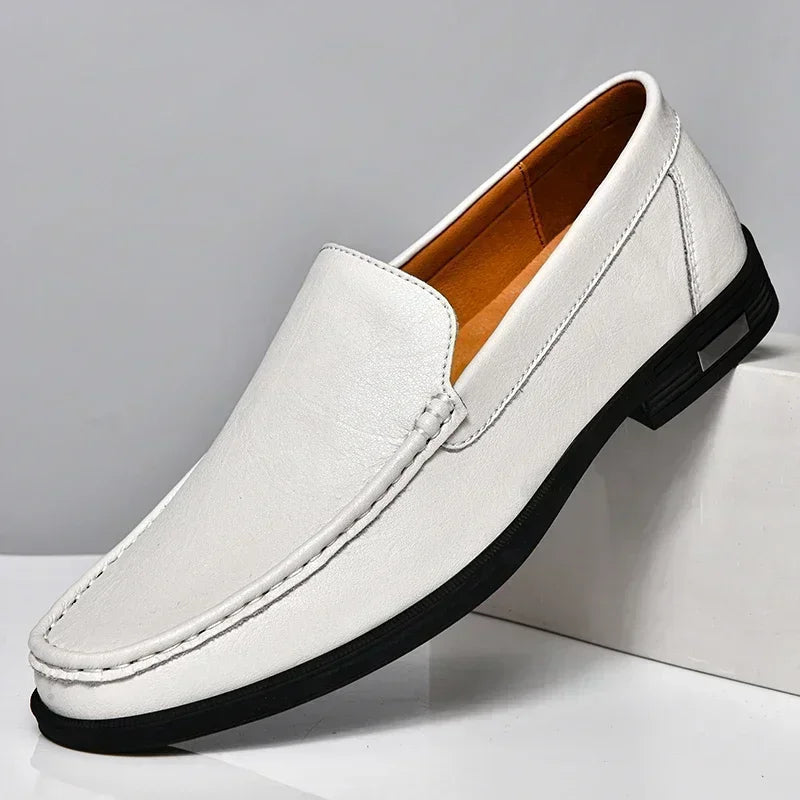Men's Luxe Brown Loafers – Sleek Slip-On Style for Formal Occasions 2