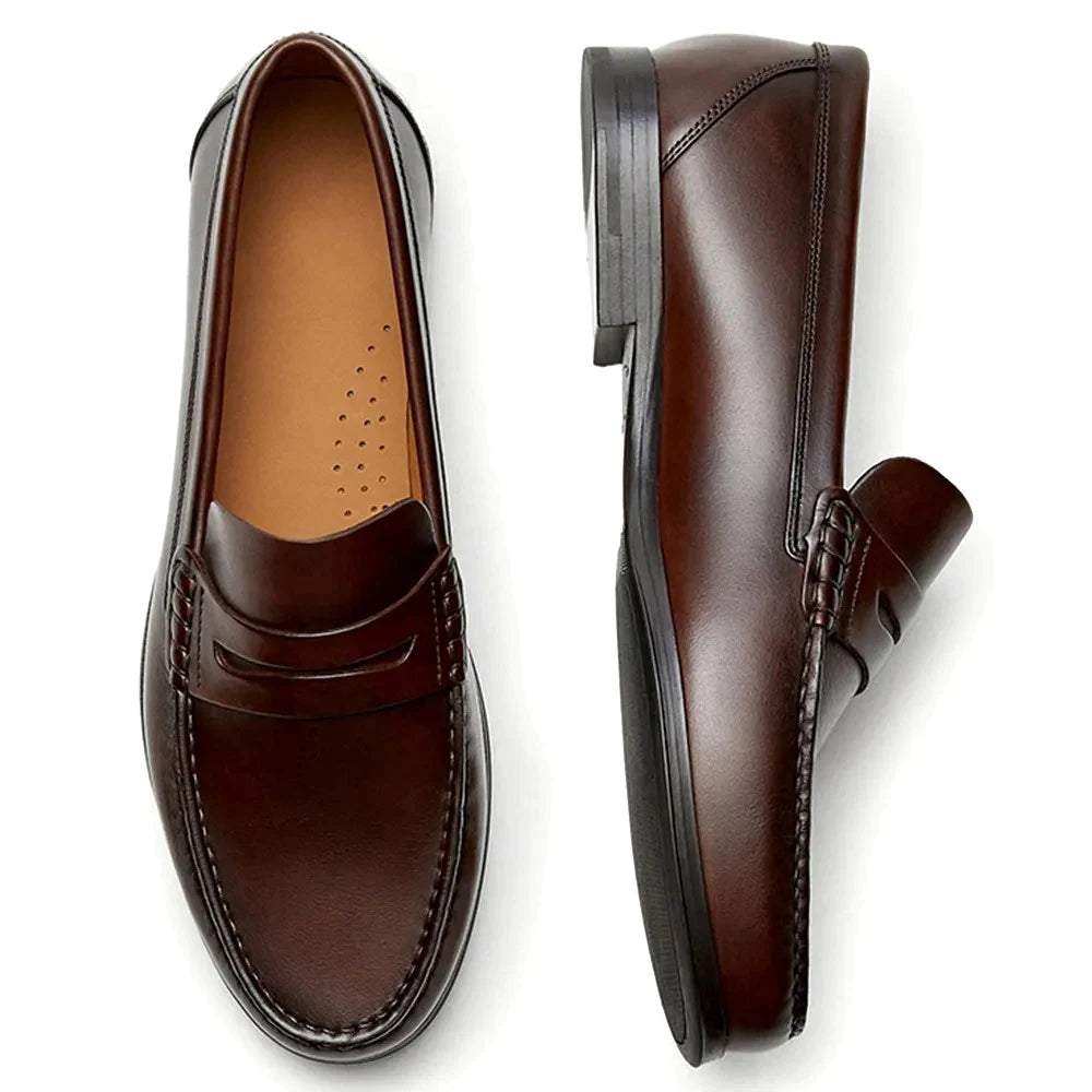 Men's Vintage Loafers – Breathable Slip-On Style for Casual Elegance 0
