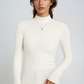 Mock Neck Long Sleeve Top 0