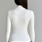 Mock Neck Long Sleeve Top 1