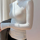 Mock Neck Long Sleeve Top 2
