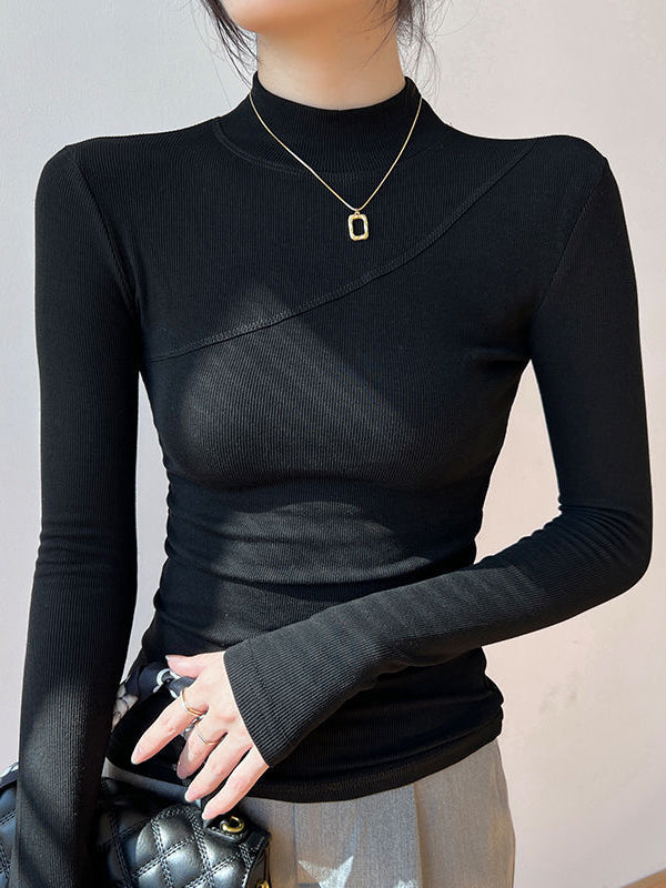 Mock Neck Long Sleeve Top 5