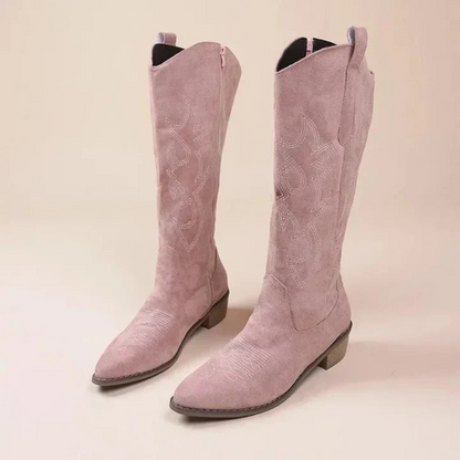 Modern Women’s Knee High Cowgirl Boots 0