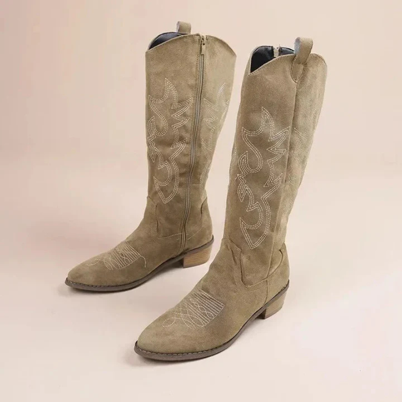 Modern Women’s Knee High Cowgirl Boots 3