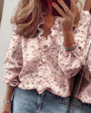New European and American long sleeved ruffled shirt for women in spring and summer 4