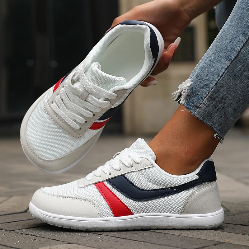 New Wide Toe Women Shoes Casual Versatile Soft Sole Wide Last Shoes Walking Sneakers Breathable Mesh Comfortable Barefoot Shoes 6