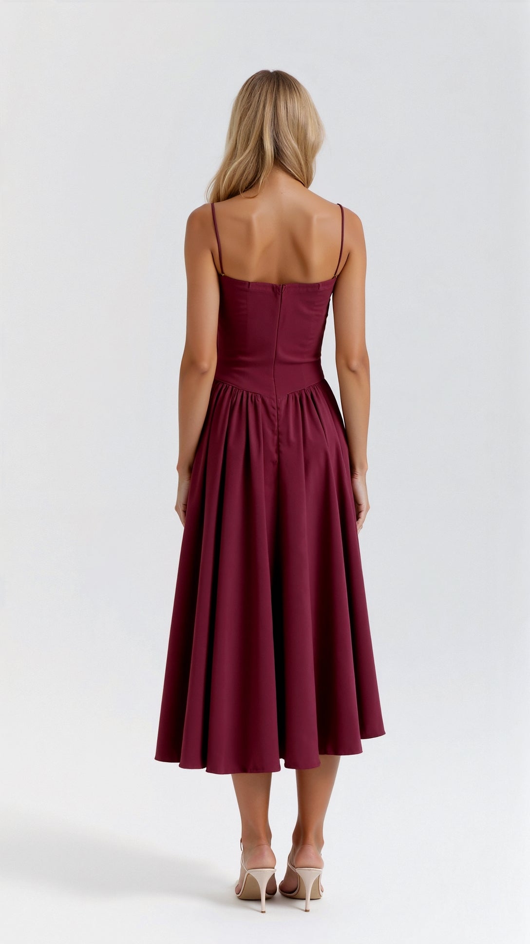 Odette Cute Corset Midi Dress 1