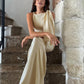 Off-white Wedding Guest Maxi Dress 2