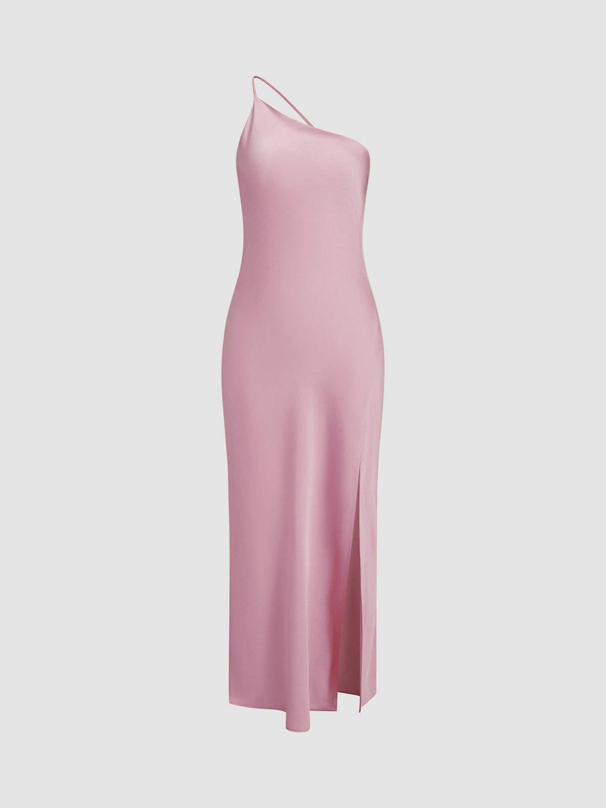 Open Back Satin Maxi Dress 10