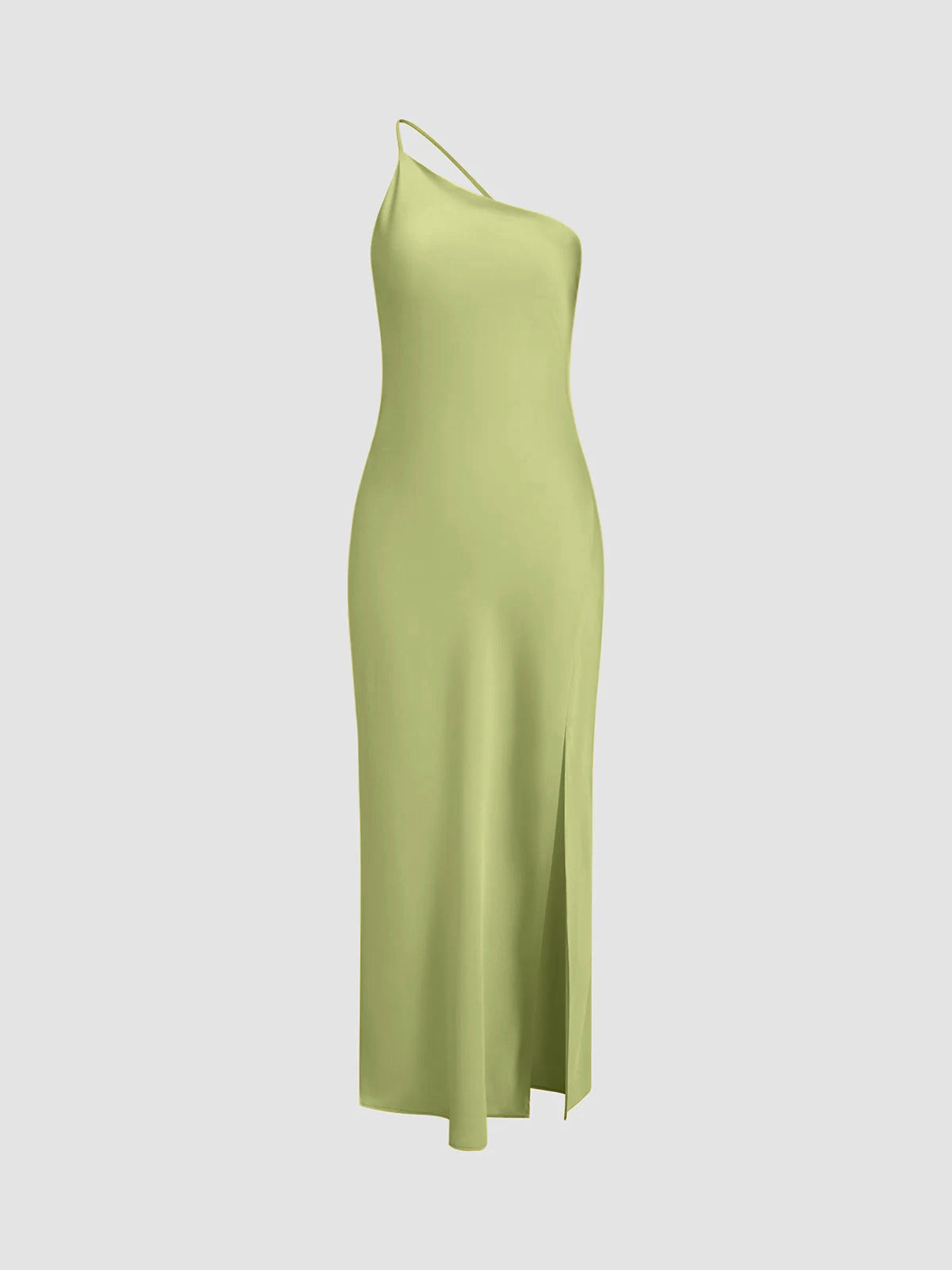 Open Back Satin Maxi Dress 8