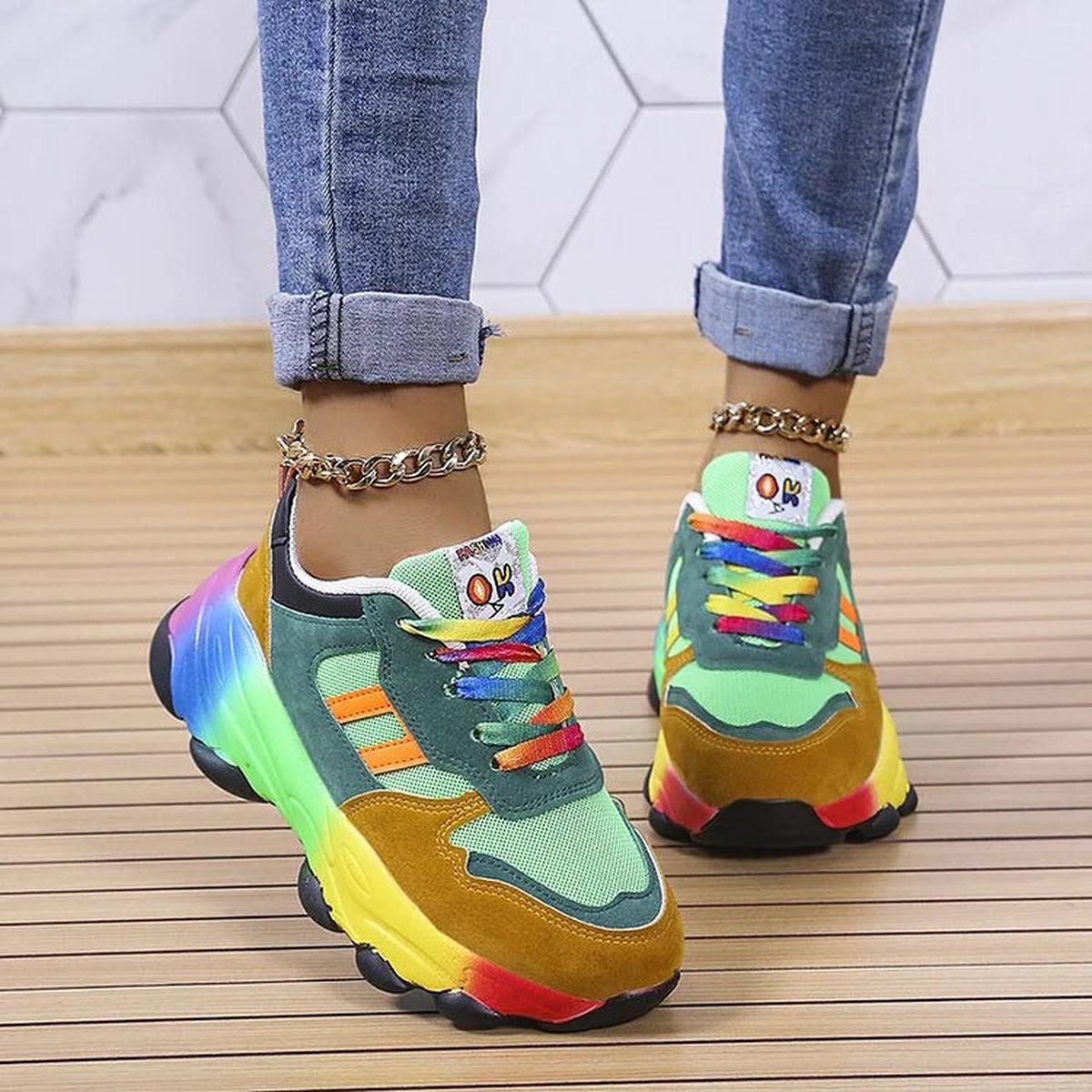 Orthopedic Rainbow Shoes With Arch Support 3