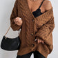 Oversized Cable Knit Cardigan 3