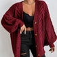 Oversized Cable Knit Cardigan 9