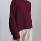 Oversized Crewneck Knit Sweater 10