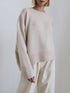 Oversized Crewneck Knit Sweater 7