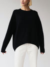 Oversized Crewneck Knit Sweater 8