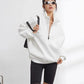Oversized Half Zip Pullover Hoodie 5