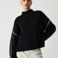 Oversized Mock Neck Sweater 0
