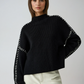 Oversized Mock Neck Sweater 1