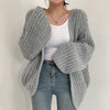Oversized Sleeve Knit Cardigan 0