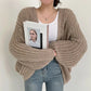 Oversized Sleeve Knit Cardigan 2