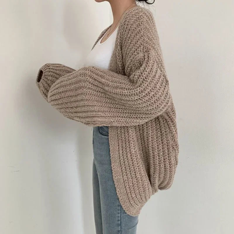 Oversized Sleeve Knit Cardigan 4