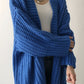 Oversized Split Knit Cardigan 2