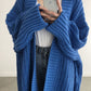 Oversized Split Knit Cardigan 4