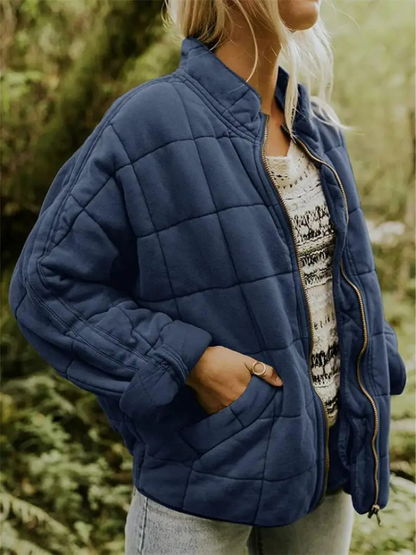 Oversized Transitional thickened women's jacket 10
