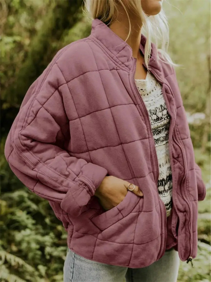 Oversized Transitional thickened women's jacket 11