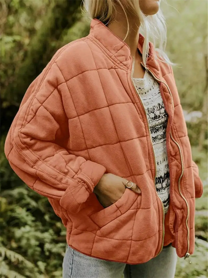 Oversized Transitional thickened women's jacket 13