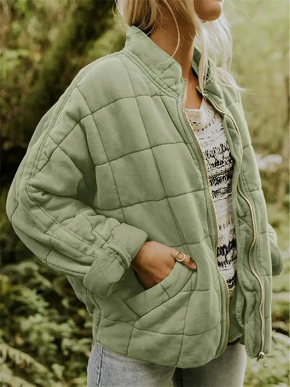 Oversized Transitional thickened women's jacket 14