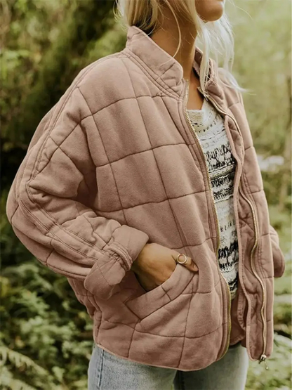 Oversized Transitional thickened women's jacket 15